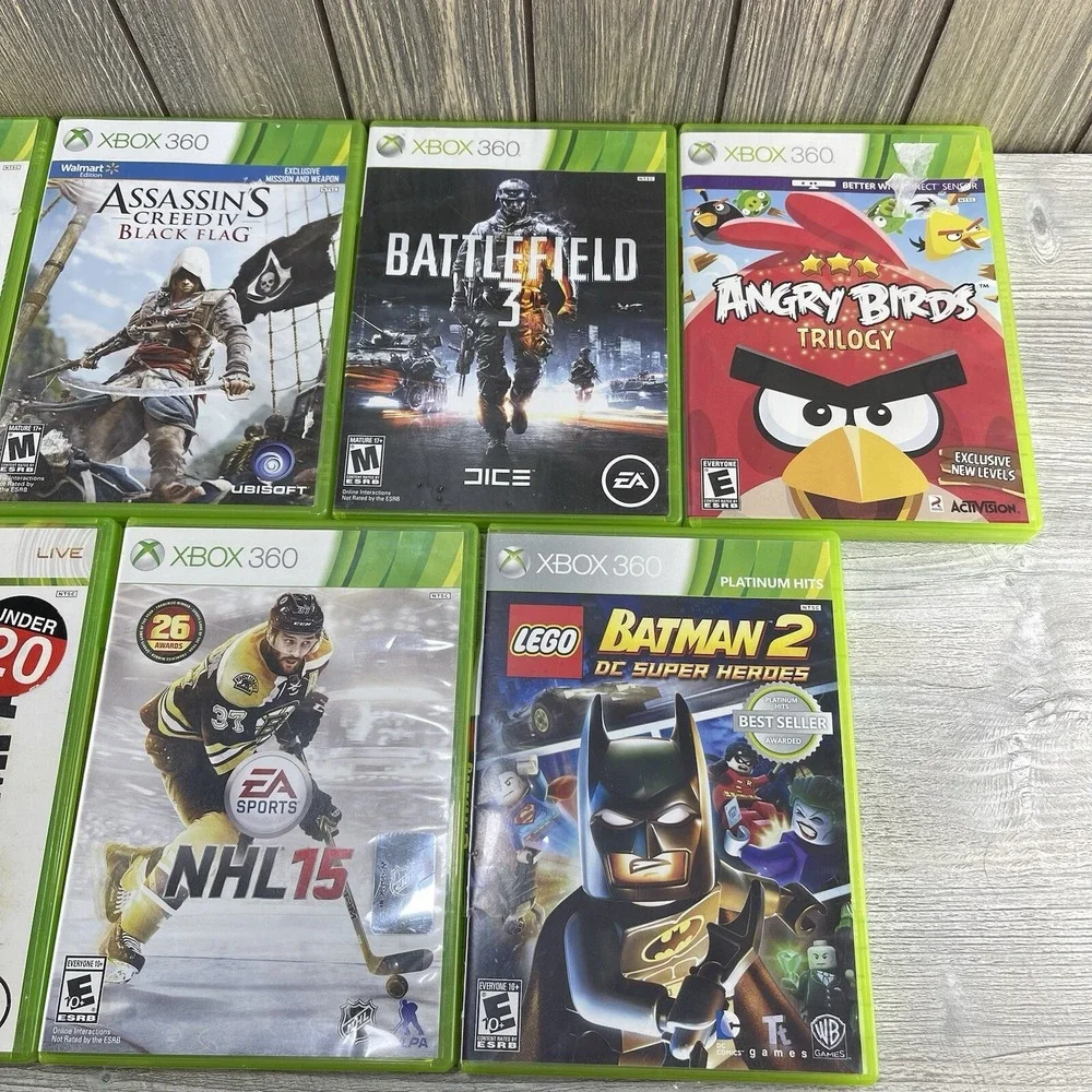 XBOX 360 Games Lot of 7  Action & Sports TESTED & WORKS